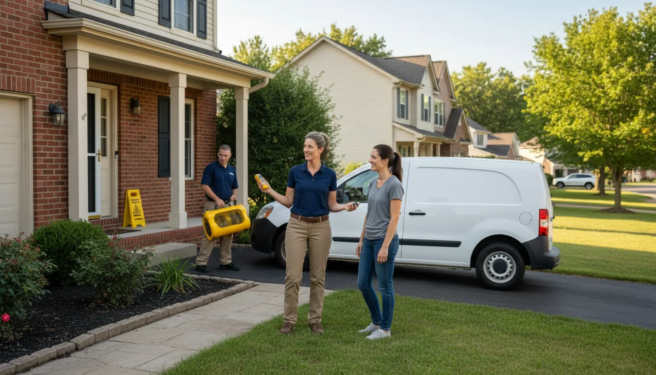 Water restoration image for Flood Water Cleanup, Removal And Restoration Services in New Hope, VA
